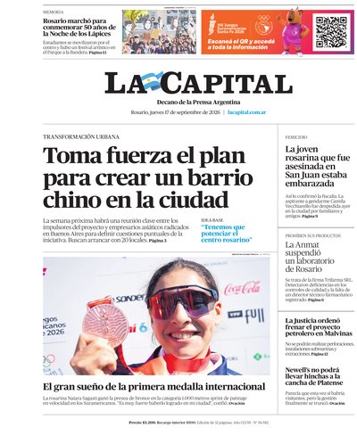 Portada de DIARIO — 17 Set. 2026