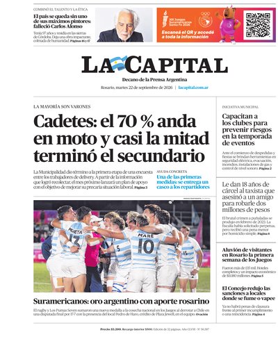 Portada de DIARIO — 22 Set. 2026