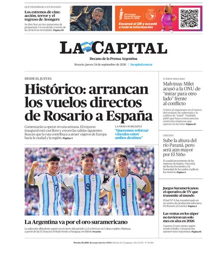 Portada de DIARIO — 24 Set. 2026