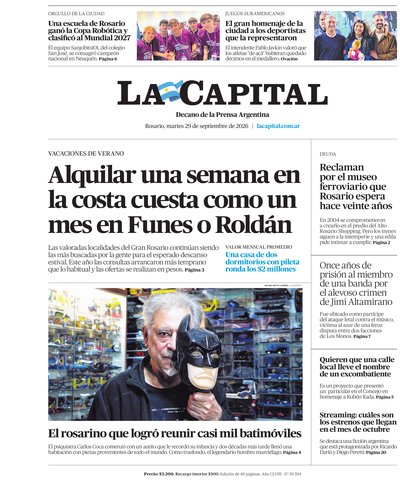 Portada de DIARIO — 29 Set. 2026
