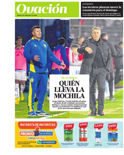 Portada de OVACIÓN — 5 Set. 2026