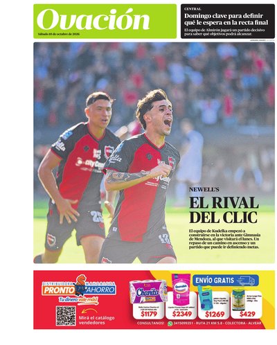 Portada de OVACIÓN — 10 Oct. 2026
