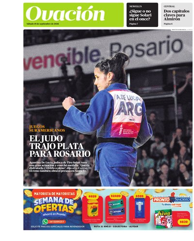 Portada de OVACIÓN — 19 Set. 2026