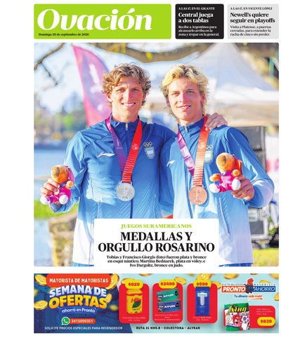 Portada de OVACIÓN — 20 Set. 2026