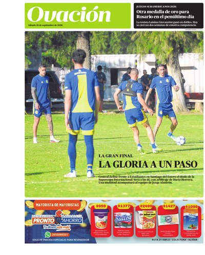 Portada de OVACIÓN — 26 Set. 2026