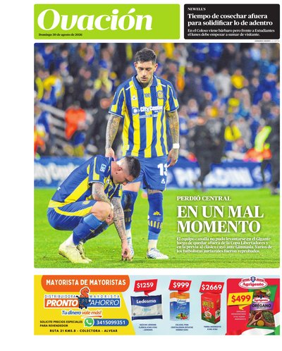 Portada de OVACIÓN — 30 Ago. 2026
